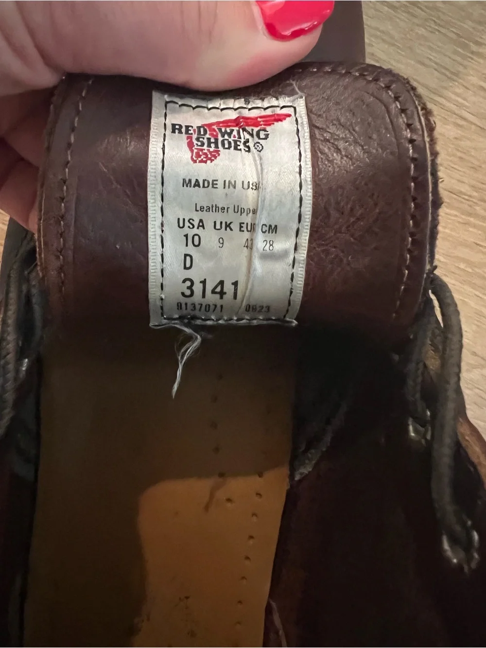 Red awing Heritage Boots ( Pair B)